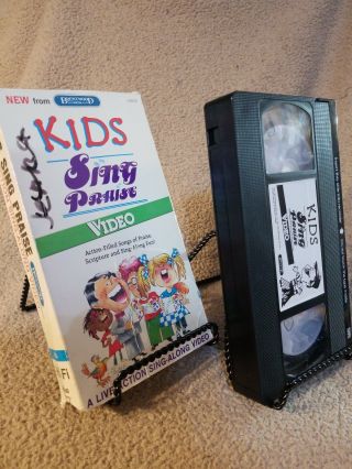 Kids Sing Praise Video 1 - Vhs 1987christian Children Rare Vintage - Ship N 24 Hrs