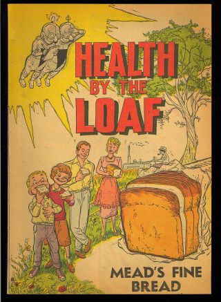Health By The Loaf Nn Rare Not In Guide Giveaway Promo Comic 1955 Vg - Fn