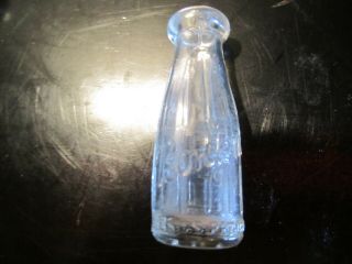 Antique/vintage Borden ' s milk salesman sample bottle 2