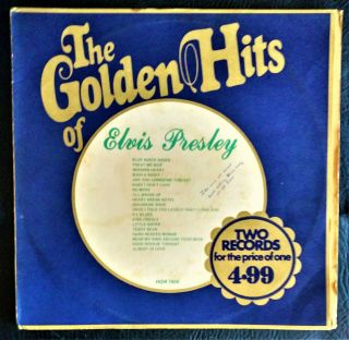 1970 Elvis Presley - 2 X Lp Golden Hits - Rare South Africa Only Release