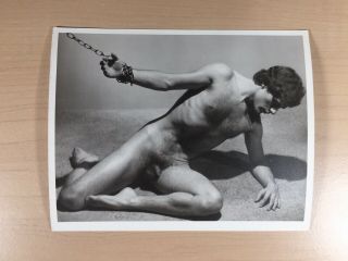 Unique Vintage Male Nude,  Bound Model,  Western Photography Guild,  4x5 1960’s
