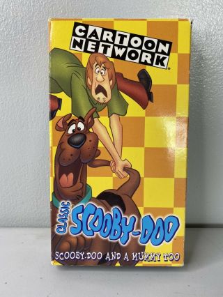 Rare Oop Unrated Classic Scooby Doo & A Mummy Too Vhs Video Tape Hanna Barbera