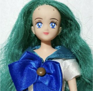 Rare Sailor Moon Neptune Doll Team S Bandai Doll Dress Clothes