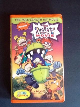 The Rugrats Movie,  (vhs,  1998) Rare Orange Tape