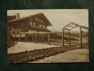Antique Postcard Great Northern Railway / Chalet Glacier National Park Mt