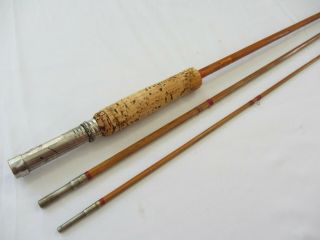 Vintage South Bend 9 ' 3 pc.  Bamboo Fly Rod Model 57 - 9 ' for Restoration 2