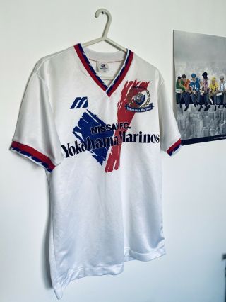 Yokohama Marinos Football Shirt 1994 Size Medium Authentic Rare