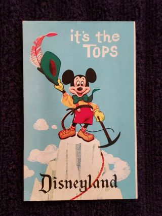 Disneyland Rare Mickey Mouse Squeeker Vintage Post Card