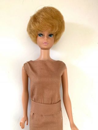 Vintage Bubble Cut Barbie Doll Blonde Mattel 1958 1960 