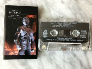 Michael Jackson History Past,  Presents & Future Book 1 Cassette Tape 2 Only Rare
