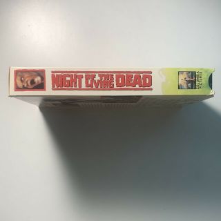 Night Of The Living Dead Modern Remake VHS VCR Video Tape Movie Horror Rare HTF 2