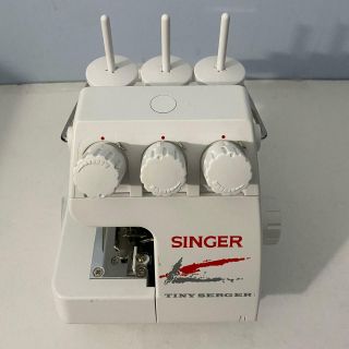 Singer Tiny Serger Ts380 Plus Overedging Portable Sewing Machine Rare