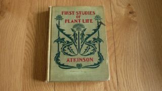 Rare Vintage Book - " First Studies Of Plant Life " By G.  F Atkinson 1903.