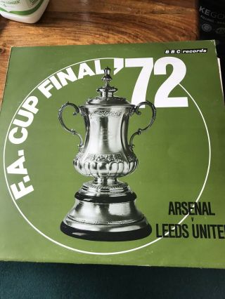 Very Rare Leeds United Fa Cup 1972