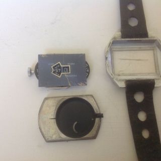 Ingersoll Vintage Swiss Made Digital Jump Hour Wristwatch 17 Jewels