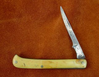 Vintage Antique Folding Pocket Knife Henckels Solingen Corn Scalpel 1920s