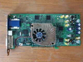 Msi Nvidia Geforce 4 Ti4600 Vtd,  Ms - 8872,  Agp,  128mb Ddr,  Rare Collector 