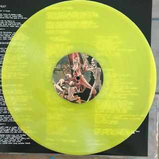 DEATH METAL LP - AUTOPSY – Acts Of The Unspeakable RARE Yellow vinyl NUMBERED 3