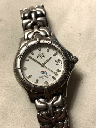 Vintage Movado Esq Swiss Quartz Dive Watch