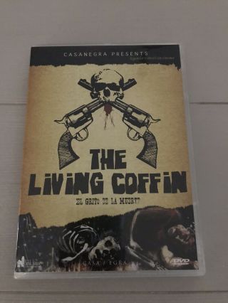 Rare Oop Casanegra The Living Coffin Mexican Horror Cult Movie Dvd 1958