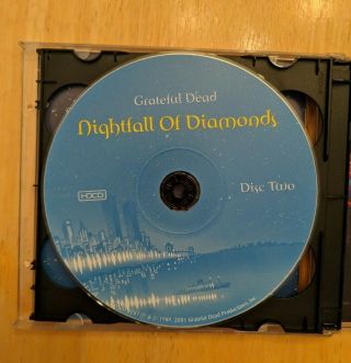 Grateful Dead Nightfall of Diamonds CD Meadowlands 10/16/1989 NJ 2001 GDCD,  Rare 3