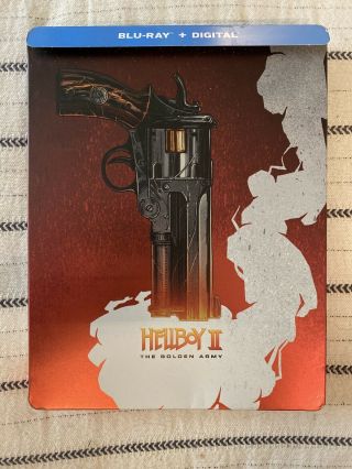 Hellboy Ii: The Golden Army (blu - Ray,  Digital Code) Rare & Steelbook