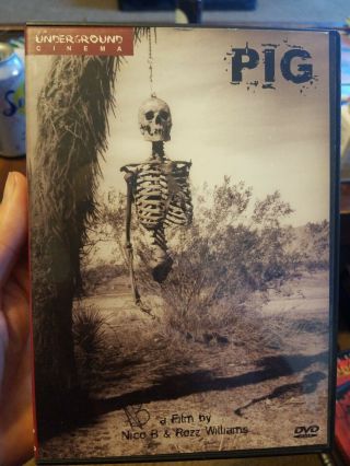 Pig Dvd Autographed By Nico B,  Limited To 2000 Rare Cult Epics Horror Oop Htf