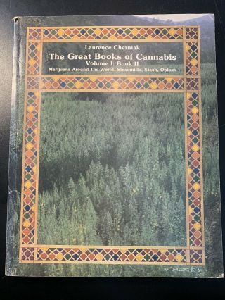 The Great Books Of Cannabis - By Laurence Cherniak (rare &)