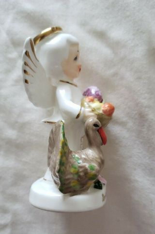 RARE Vintage Napco November Birthday Boy Angel Figurine 3
