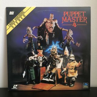 Puppet Master 4 Laserdisc Full Moon Horror Rare Cult Classic Laser Disc