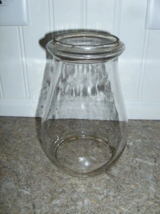 Antique Liberty Lantern Tubular Glass Globe