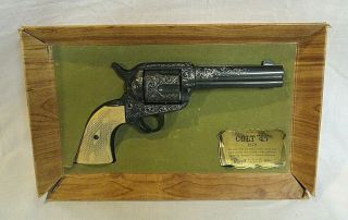 Rare 1950`s Revell 1870 Colt 45 Hand Gun Factory Built Model Kit Store Display