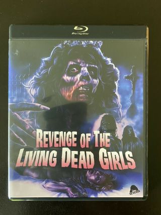 Revenge Of The Living Dead Girls Blu Ray Severin Rare French Zombie Gore