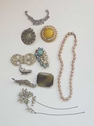Joblot Of Antique/vintage Jewellery For Repairs
