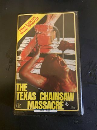 Texas Chainsaw Massacre 1974 - Rare Australian K - Tel Video - Vhs Issue