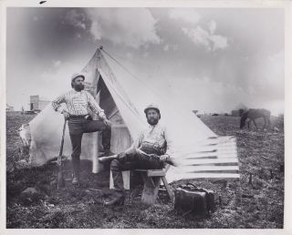 Guthrie Oklahoma Territory Armed Men On Their Land Claim Rare Iconic 1889 Photo