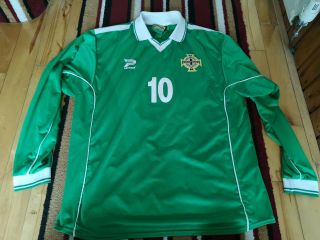 Northern Ireland Football Shirt Mens Xl Player Issue? Patrick Rare Vintage