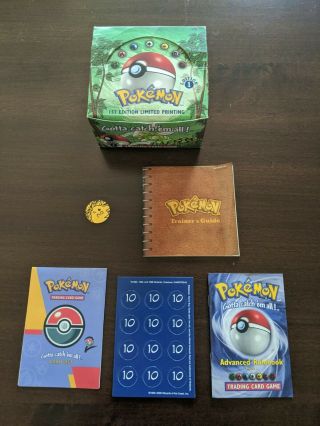 Rare 1st Edition Pokemon Jungle Booster Box Only - Empty Box