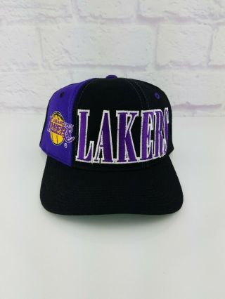 Rare Vintage Nba 90s Los Angeles Lakers Starter Hat Snapback Kobe Shaq 1990s