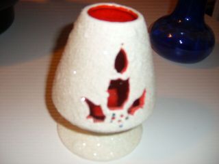 Christmas Ornament Candle Holder Unique Rare Holiday Collectible