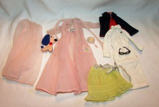 Vintage Barbie Outfits 965 Nighty Negligee & 991 Registered Nurse