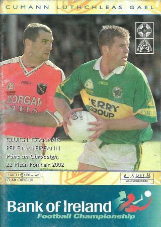 All Ireland Football Final 2002 Rare Armagh V Kerry