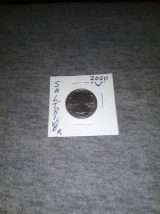 2020 - W 25c Salt River Bay Np Quarter Privy Mark - One Coin Rare Found Only 2m