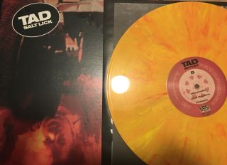 Tad Salt Lick Orange Marble Vinyl Rare Lp Sub Pop Record