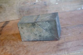 Antique/ Vtg Rusty Hoosier Cabinet Metal Bread Box