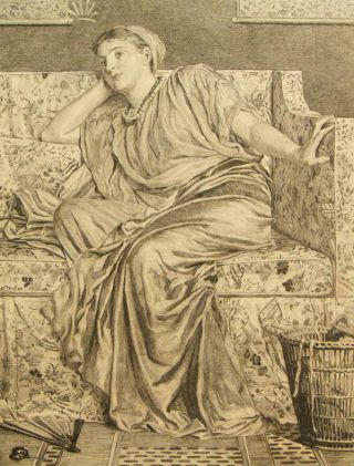 Etching; August Mongin After Albert Moore 1800 