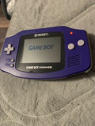 Rare Nintendo Gameboy Advance Gba Agb - 001 Indigo Purple; Agb 001 Game Boy Target