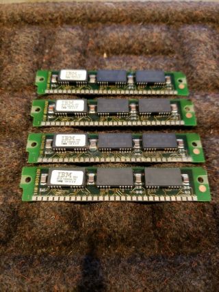 Intage Rare 30 - Pin 1mb X 4 Memory Ram Ibm B1a10900a - 70 -
