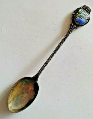 Napoli Italy Souvenir Demitasse Spoon 800 Silver Alloy