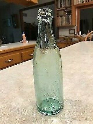Antique Coca Cola Coke Straight Side Bottle 1905 - 1910 Parkersbutrg,  Wv